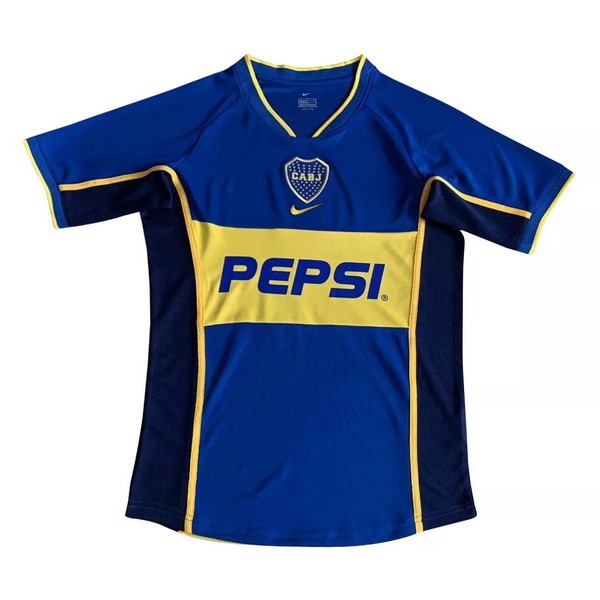 Tailandia Camiseta Boca Juniors Primera Retro 2002 Azul